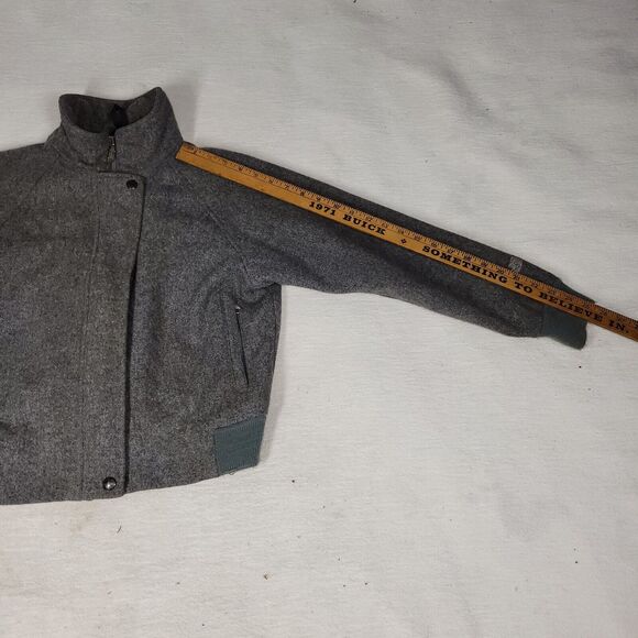 Vintage The North Face Jacket Size Small Womens Wool Zip Up Coat USA Retro Cold - Picture 7 of 16